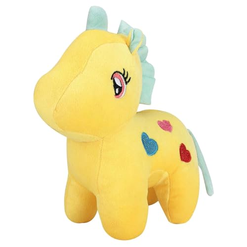 Image of DearJoy Baby Unicorn Soft Toy and Plush Toy Yellow - 32cm