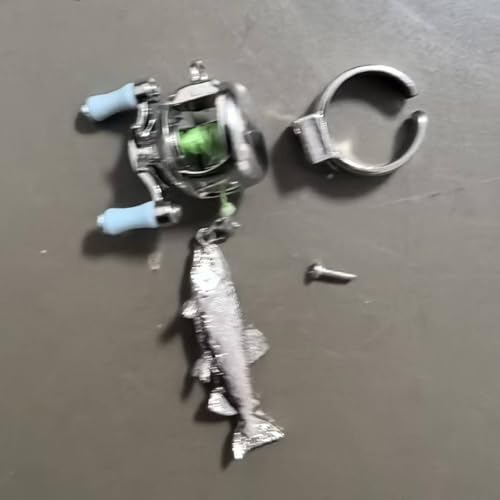 Anillo de carrete de pesca con acabado premium texturizado 7