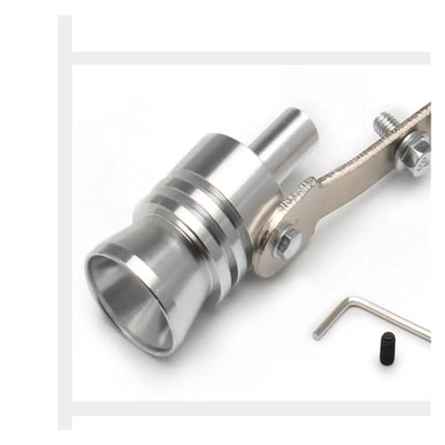 Silencieux canule échappement argent en acier durable pour gamme Audi A4 A6 Q5