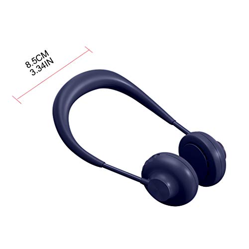 Ventilateur de cou suspendu 3 vitesses réglables à recharge USB