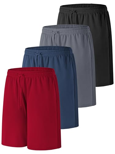 Resinta Boys Shorts Toddler Boy Shorts Athletic Quick Dry Kids Basketball Soccer Gym Shorts with Pockets Elastic Waist