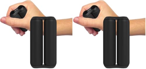 Image of ONO Roller - Handheld Fidget Toy for Adults | Help Relieve Stress, Anxiety, Tension | Promotes Focus, Clarity | Compact, Portable Design (Black, Full Size - ABS Plastic) (Pack of 2)