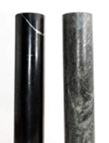 Shungite Cilindro Pulido 15 x 3 cm, Armonizadores de Masaje de Mediación Equilibrio Chakra Shungite de Alta Calidad con Certificado de Autenticidad de Rusia  Naturesupplies