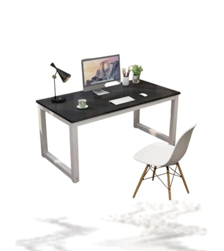 LumoLight長テーブル デスクパソコンデスク スチール脚 おしゃれ レトロ机作業台 在宅勤務 PCデスク パソコンデスク 学習机勉強机 荷重力が強 多機能 軽量 ベッド ソファ オ フィス 食事 利用可長テーブル 組立簡単 (C,120*70*37C