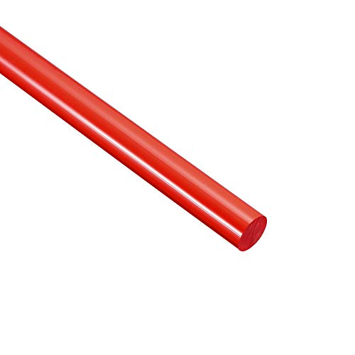 Image of uxcell Acrylic Round Rod,Colorful,1 /4 inch Diameter 11-5 /8 inch Length, Solid Plastic PMMA Bar Stick