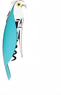 A di Alessi Parrot Corkscrew, Blue, (AAM32 AZ) , Light Blue
