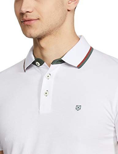 Image of JACK & JONES Men's Solid Slim fit Polo