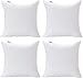 Acanva 20 x 20 Premium Hypoallergenic Polyester Stuffer Square Form Sham Throw Pillow Inserts, 20