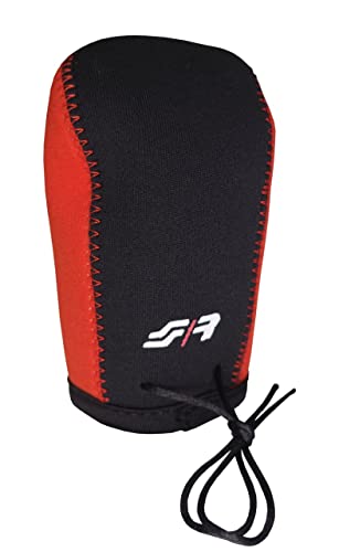 SIMONI RACING GKCR Cover Universale per Pomelli a Leva, Nero/Rosso