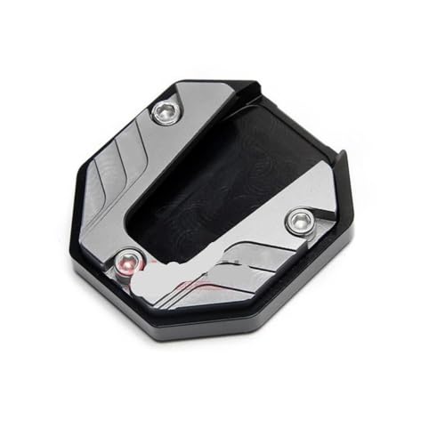 Plaque support béquille moto D7YA en aluminium anti-enfoncement pour sol meuble