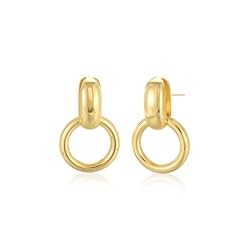 gold knot earring-4