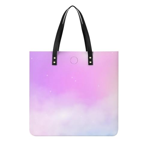 Sac à main shopper arc-en-ciel brillant grand sac bandoulière tote bag voyage femmes