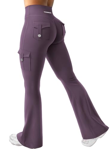 Image of YEOREO CoreFlex Women Workout Flare Leggings