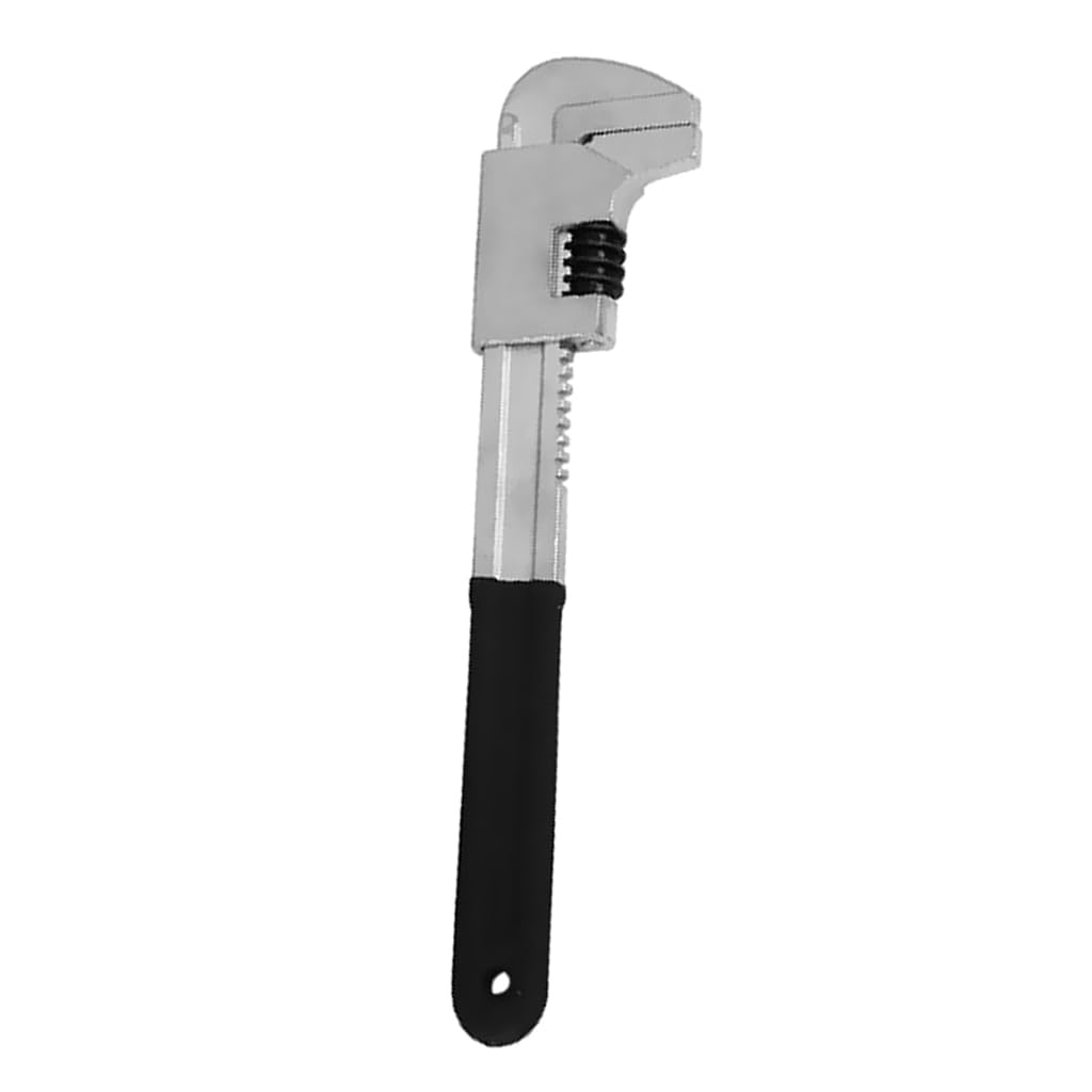 Zambuph Adjustable Wrench Monkey Spanner Steel Hand Tool Flexible Easy To Plumbing Tasks Hardened And Forged Steel Adjustable Jaw Wrench Spanner