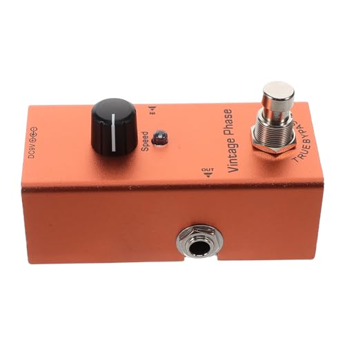 Mini pédale de phase style vintage et silencieuse pour guitare électrique