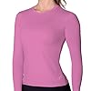 SELENE Camiseta Manga Longa UV Dry Fit Feminina Proteção Fitness Adulto, M, Rosa