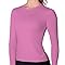 SELENE Camiseta Manga Longa UV Dry Fit Feminina Proteção Fitness Adulto, M, Rosa