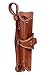 Tree of Leather Western Cowboy Revolver 1911 Cross Draw Gun Holster Heritage Rough Rider Holster for Revolver with Ammo Loops Tooled Leather (Tan - .22LR 5mm)