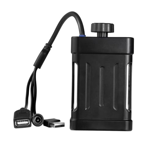 atcdfuw High Capacity 21700 Battery Storage with Power Display USB Con