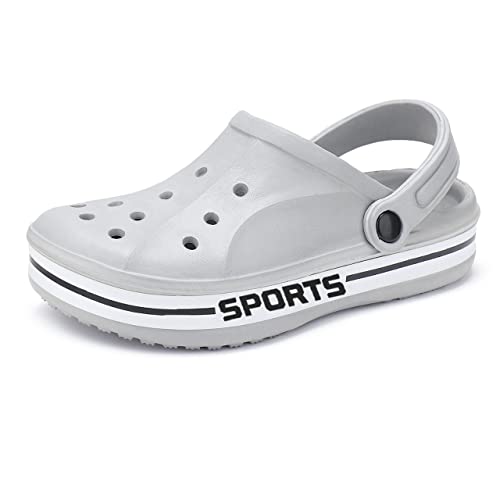 Image of BERSACHE Men Casual Lightweight Clog(Grey) ORI(C)-1907