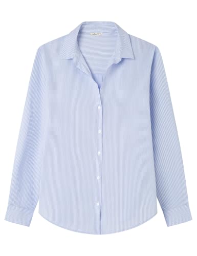 Springfield Nueva Camisa De Estructura con Bordado De Árboles, Azul, 38