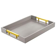 Grey With Glod Handle