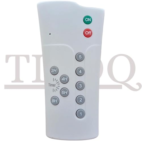 Image of Remote Control Compatible for Crompton ENERGION CROMAIR BLDC Ceiling Fan - Please Match The Image with Your Old Remote Before Placing The Order (Crompton White 2)