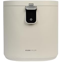 Food Cycler Eco 5 Award-Winning Kitchen Food Recycler | Indoor Composter Bin Alternative | Electric Countertop Food Disposer with Odorless 5L Indoor Food Waste Bin for Easy Waste Management | White