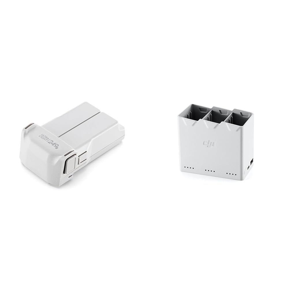 DJI - BaterÃa de Vuelo Inteligente Mini 4 Pro & Centro de Carga bidireccional Serie Mini 3, Compatibilidad: Mini 3 Pro, Mini 3