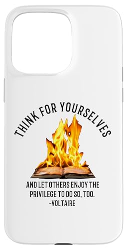 Coque pour iPhone 15 Pro Max Livre et lecture Lovers Banned Book Week Book Nerd Apparel