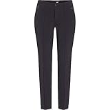 MAC Jeans Damen Anna Straight Jeans, Schwarz (Schwarz 090), 38 / L30
