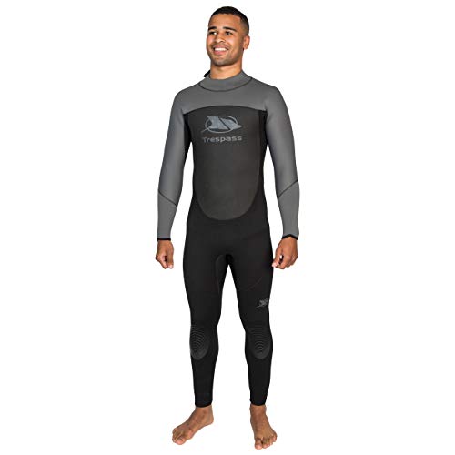 Trespass Diver 5MM Full Traje de Buceo, Hombre, Negro (blk), M