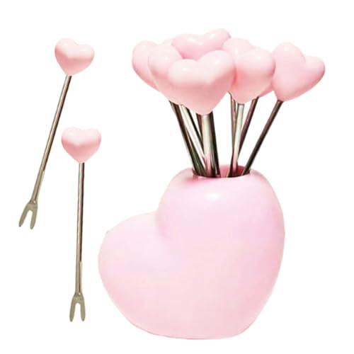 ETUCYNG Kleine Gabeln für Vorspeisen - Besteck Aus Rostfreiem Edelstahl - 10 Stücke Wiederverwendbare Edelstahl Spieße Küchenutensilien für Salat...