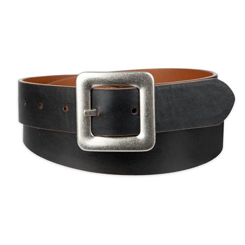 Levi's womens Two-in-one Reversible Square Statement Buckle Casual Belt2