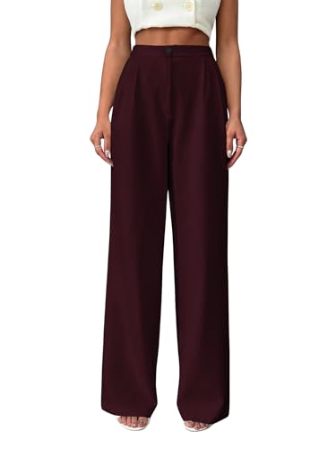 Image of Toochki Trousers for Woman Pants Women's Formal Office Korean | Black Track Pant | Straight | Cotton Spandex Stretchable Trouser | High-Waisted Bottom Wear