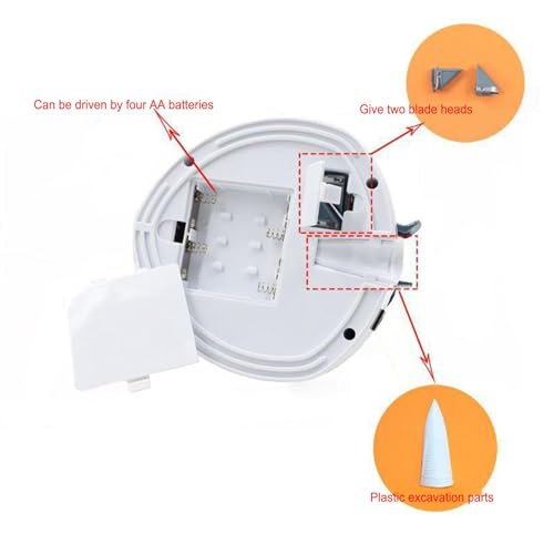 Electric Peeler, Vegetable Peeler for Kitchen | Multipurpose Carrot Peeler for Kitchen - Practical Vegetable Peeler Fruit Peeler Cucumbers for Potatoes Carrots Pears - Image 8