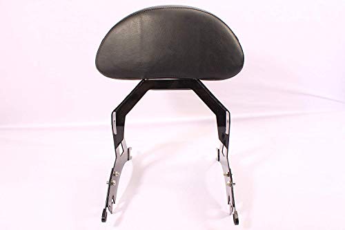 Y53+R BLACK Detachable Backrest Back Rest Sissy Bar W RACK 4 Victory Cross Country Road