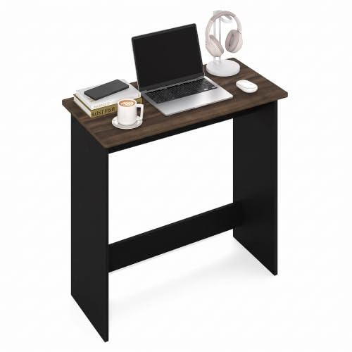 FURINNO Simplistic Study Table, Columbia Walnut - image 1