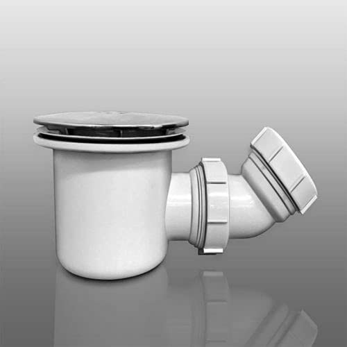 Huiyang 900 x 900mm Quadrant Stone Tray for Bathroom Shower Enclosure Corner Glass Door + Waste Trap, 900x900mm - Image 5