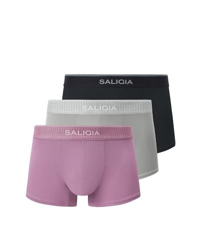 SALIGIA Mens Underwear Trunks for Men Pack of 3 Modal Men's Boxer Shorts