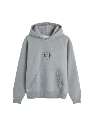League of Legends Freljord Hoodie | Producto Oficial Riot Games | Sudadera con capucha unisex, gris, M