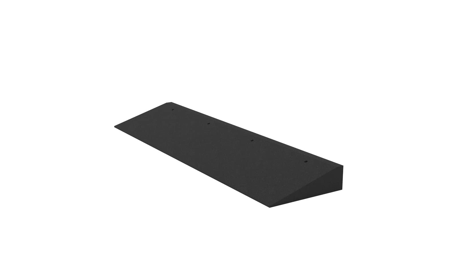 RO-FLEX Rampa in gomma da 70 mm di altezza, rampa per marciapiedi, rampa di carico (nero)