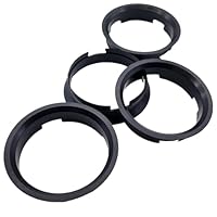 4x Zentrierringe 63,4-60,1 | 63,4 auf 60.1 | Schwarz