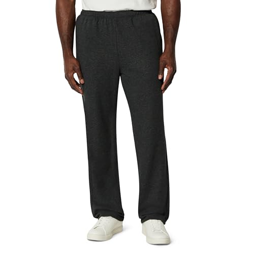 Image of Amazon Essentials Men's Regular Fit French Terry Open Bottom Sweatpants