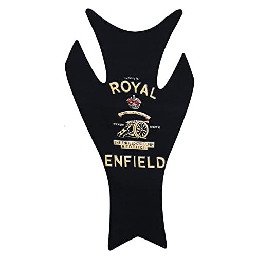 AllExtreme EXTP193 Customized Enfield Bullet Fuel/Gas Tank Pad Protector Decal Sticker (Black)