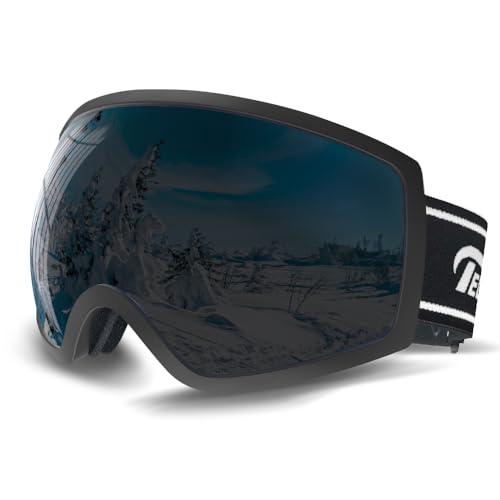 スキーゴーグル 【新登場 & メガネ対応】 スノボ ゴーグル 曇り止め スノーゴーグル OTG広視野球面レンズ UV400保護 スノーボード ゴーグル メンズ/レディース ヘルメット対応 紫外線防止 滑り止めベルト 大視界 ベンチレーション 軽量 耐衝撃
