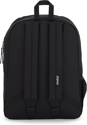 Cross Town Backpack 17" x 12.5" x 6" - Simple Bag for Everyone with 1 Main Compartment, Front Utility Pocket - Premium Class Accessories - Black2