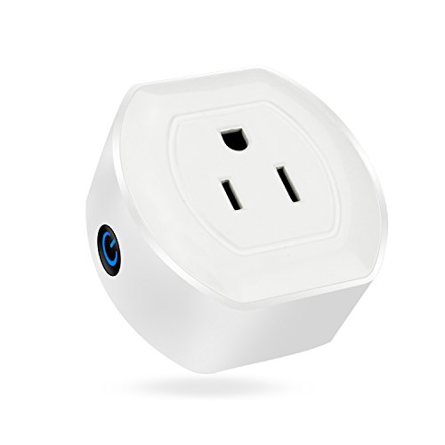 Martin Jerry Mini WiFi Smart Plug - Alexa & Google Home Compatible, No Hub Required, White, Toggle Switch, Automatic Operation