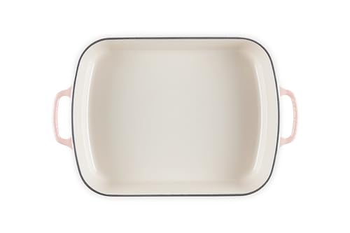 Image of Le Creuset Enameled Cast Iron Rectangular Roaster, 5.25 qt., Peche