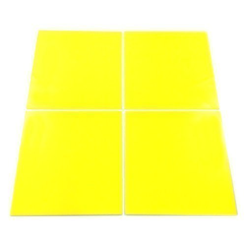 Super Cool Creations Yellow Square Mosaic Wall Tiles – Confezione da 10 – 7 cm x 7 cm